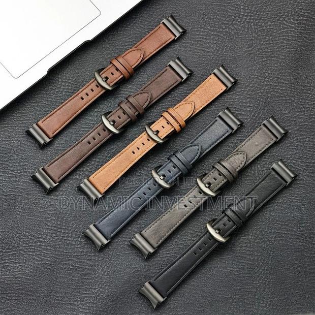 Samsung Galaxy Watch 7 6 4 5 Fe No Gap Leather Smart Watch Strap/Band