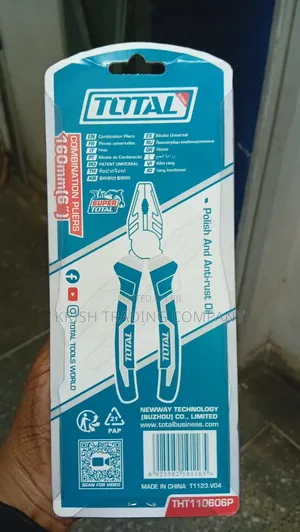 Total 160mm (6") Combination Pliers – Multi-Purpose Hand Tool