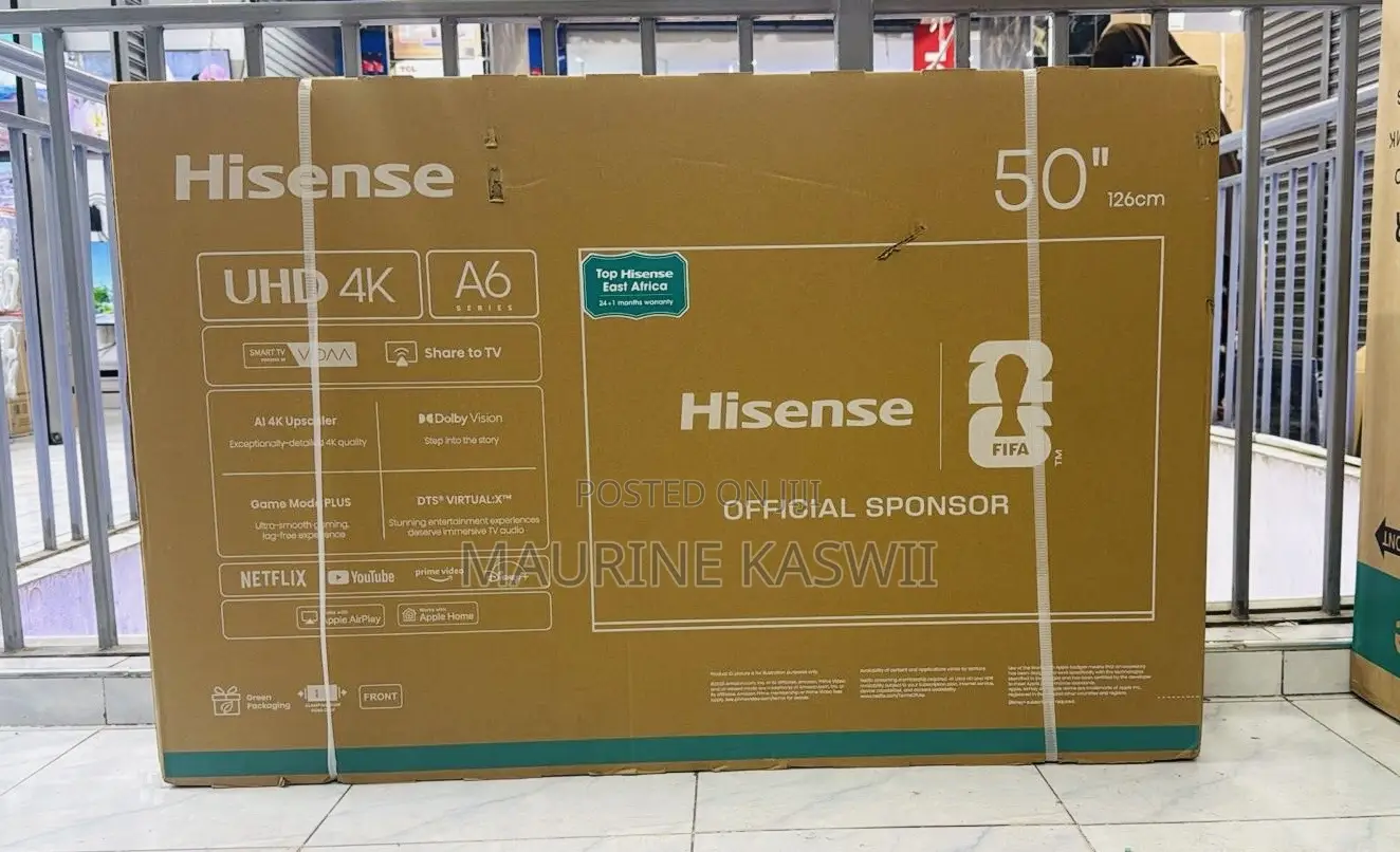 Hisense A650”Smart Tv -50a6qken