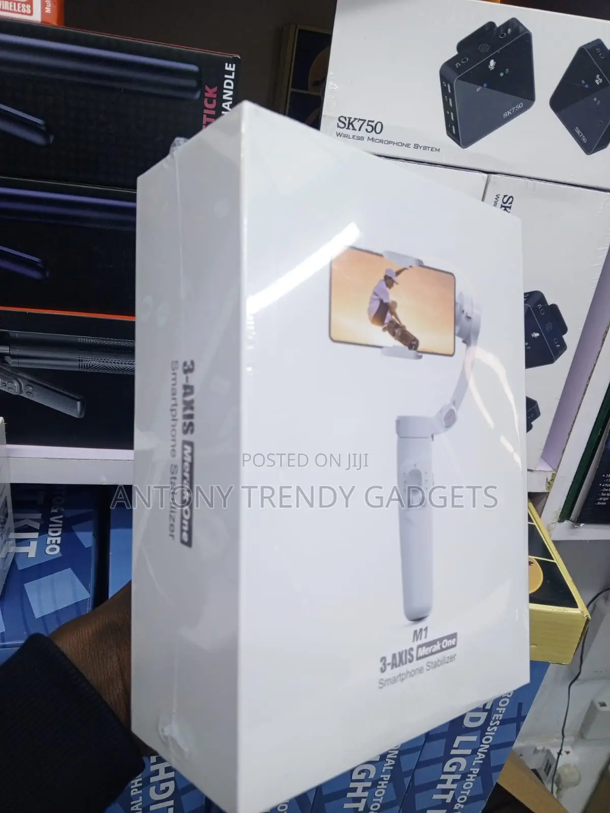 M1 Smartphone Gimbal Stabilizer for iPhone Android Phones