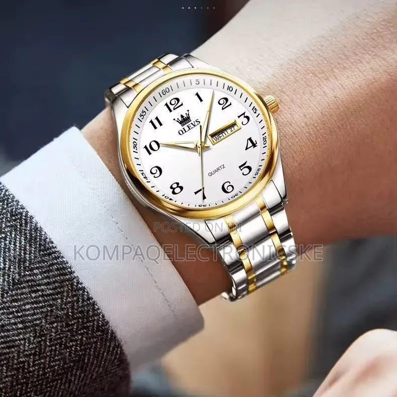 Olevs Auto Calendar Watches for Both Men Ladies Couples Sets