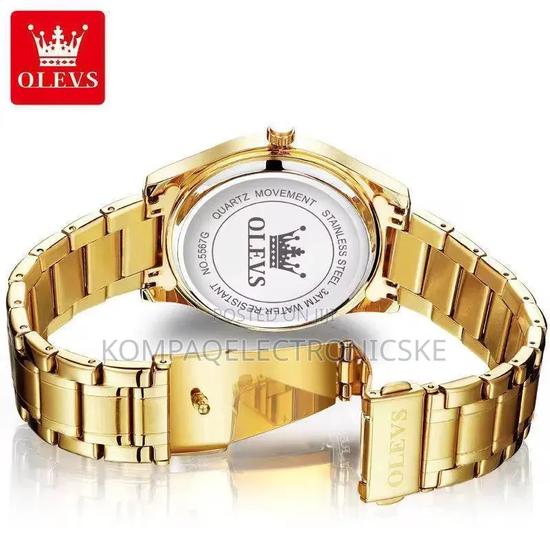 Olevs Auto Calendar Watches for Both Men Ladies Couples Sets