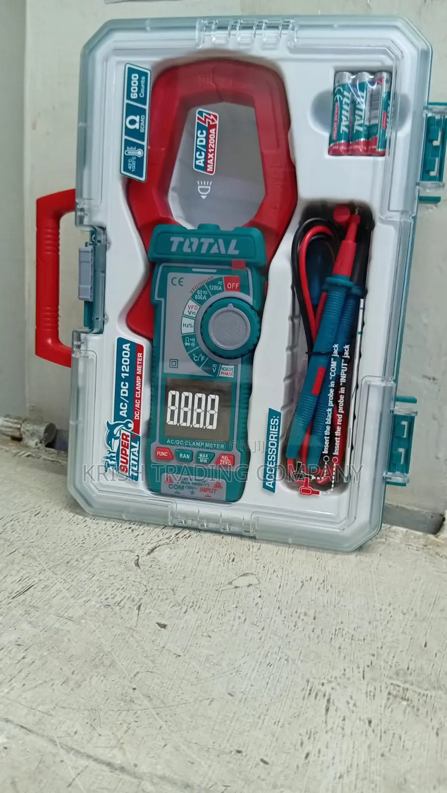Total Dc/Ac Clamp Meter 1200a