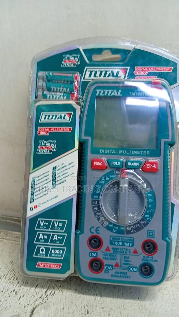Total 1000v Digital Multimeter – Professional Electrical Tester