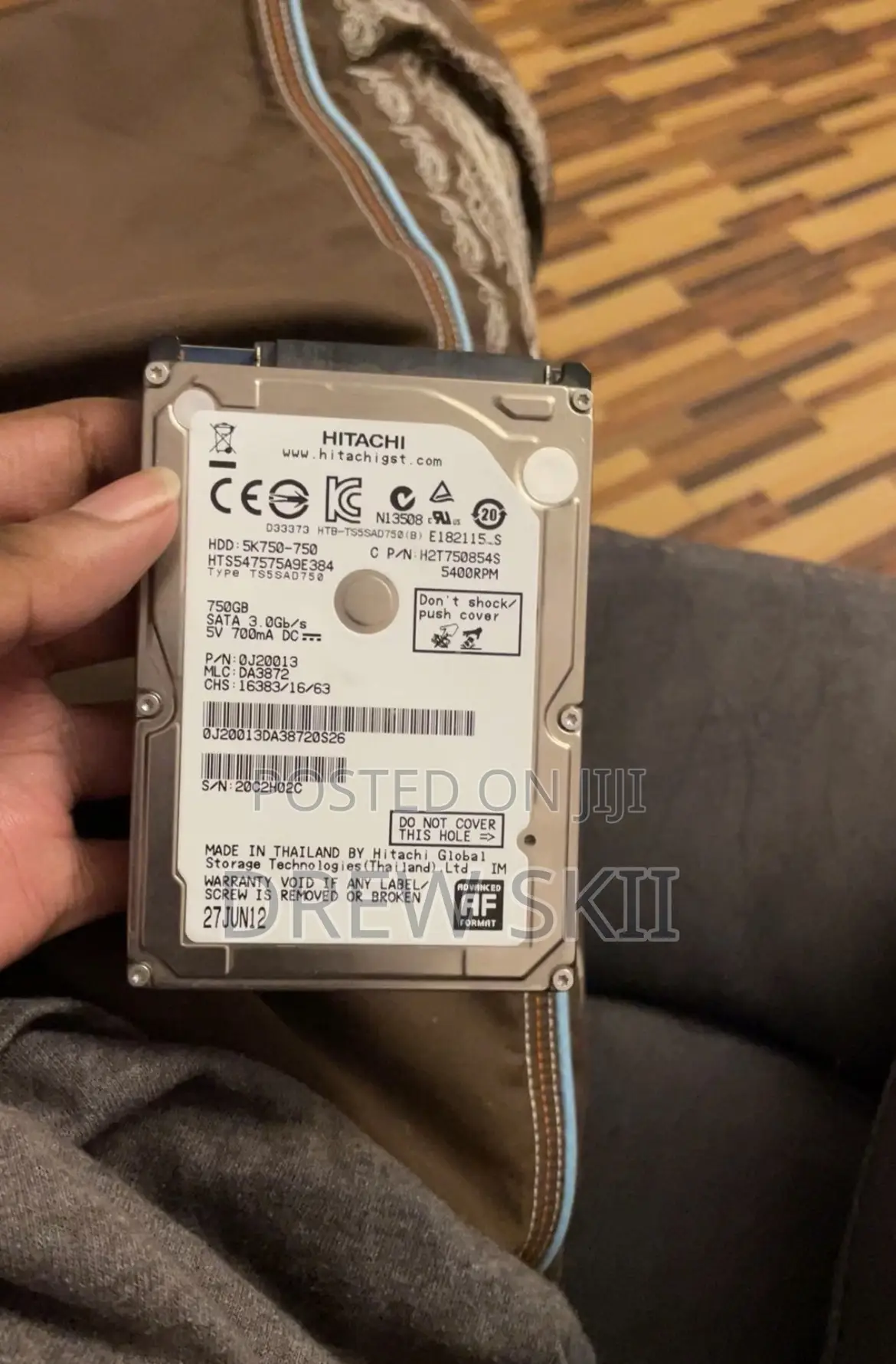 Hitachi 750gb Hard Drive