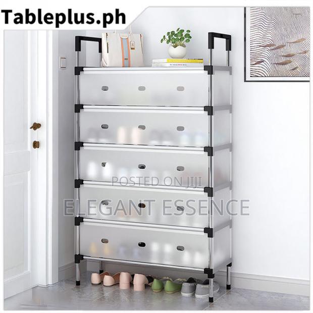 6 Layer Multifunctional Dust Proof Covers Shoe Rack - thumbnail 2