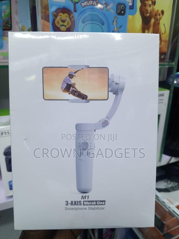 3-Axis Phone Stabilizer Compatible With Android iPhone, Merak One M1 - thumbnail 2