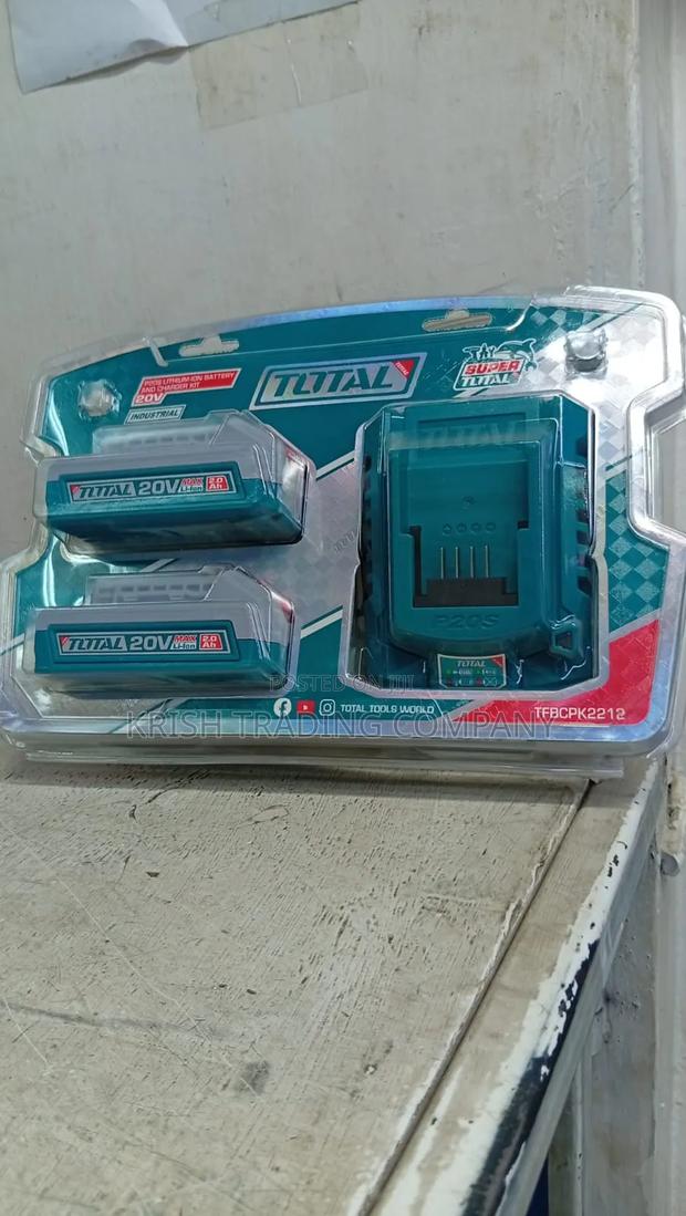 Total 20v P20s Lithium Battery Charger Kit Industrial