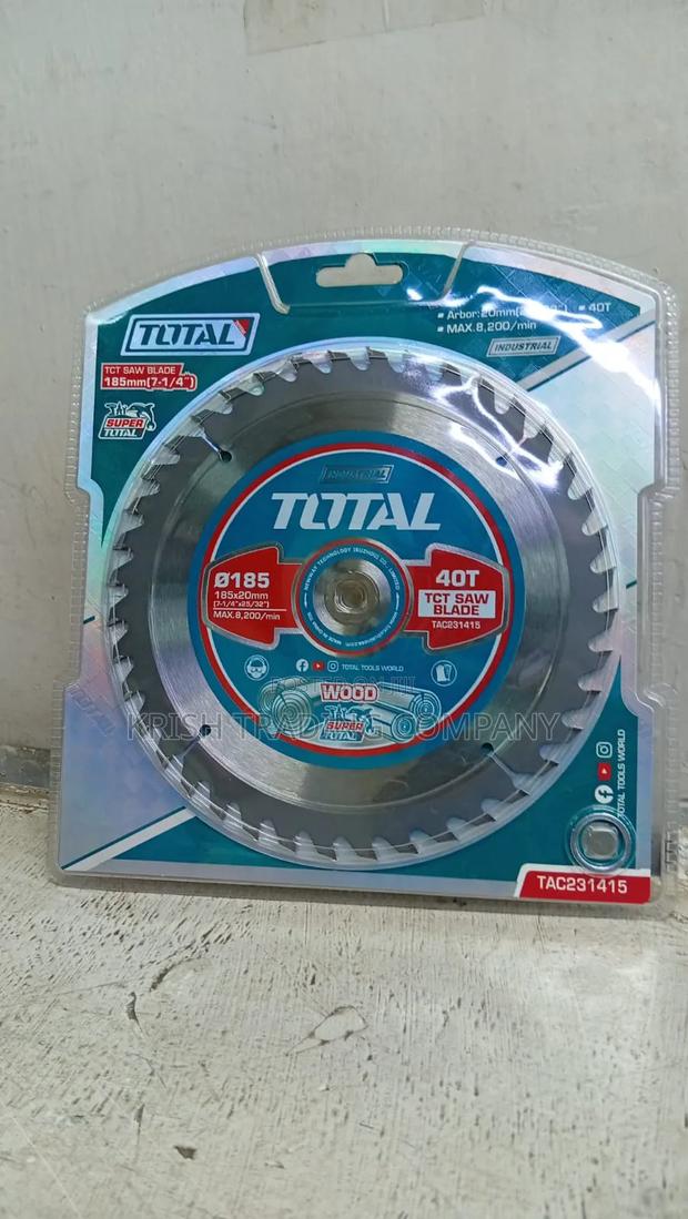 Total Saw Blade 185mm (7-1/4") – Industrial Grade
