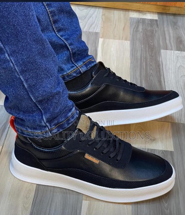 Timberland Casual Leather, Rubber Sole - thumbnail 4