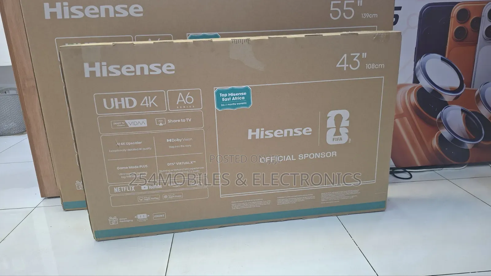 Hisense 43 Inch Uhd Smart Tv: 43a6q (2025)