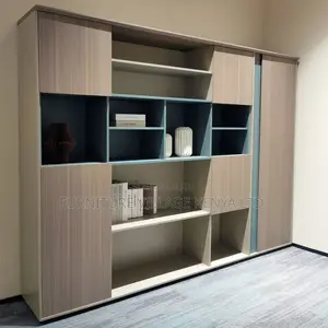 Imported Wooden Office Wall Unit