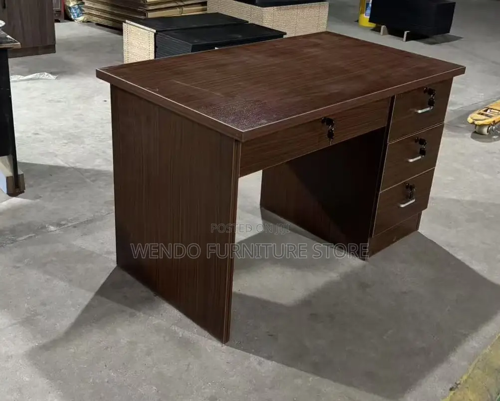 Office Desk; 1400mm Home Office Desk With Books Drawers