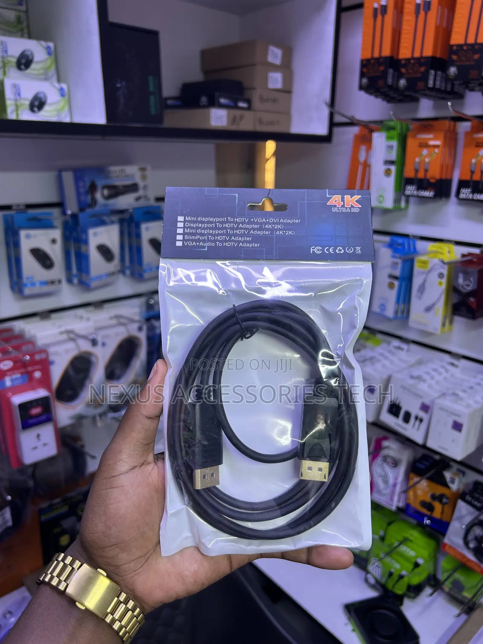 Displayport (Dp) To Displayport Cable – High-speed Video Cable