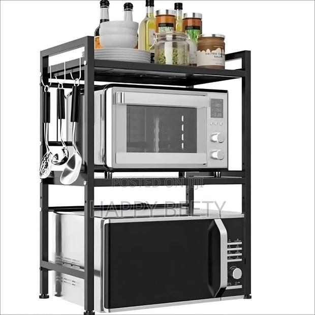 *Expandable Metallic High Quality Modern Microwave Stand* - thumbnail 2