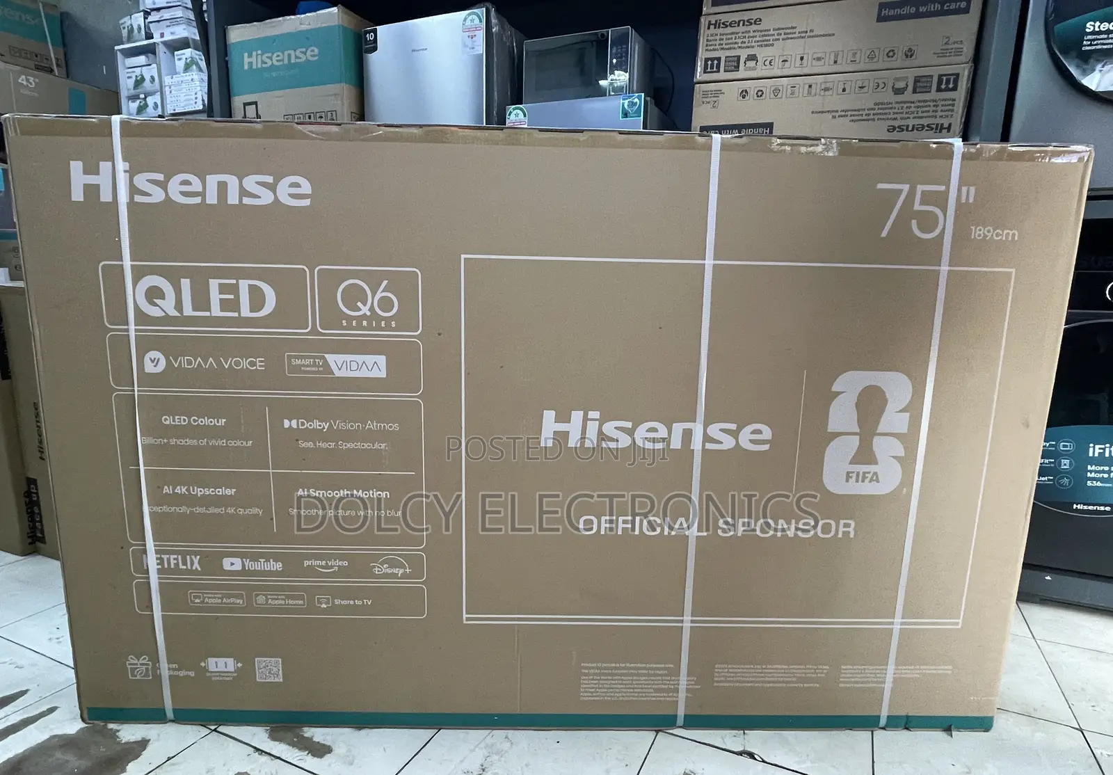 Hisense 75 Inch Qled Tv Q6 Smart Vidaa