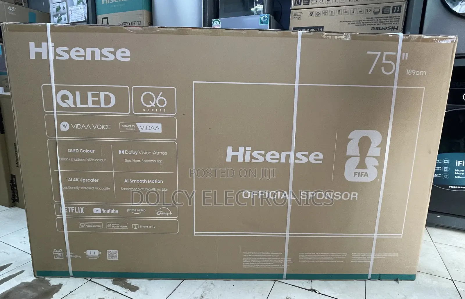 Hisense 75 Inch Qled Tv Q6 Smart Vidaa
