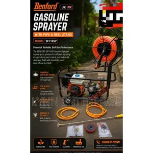 Benford Uk Gasoline Sprayer With Pipe and Reel Stand