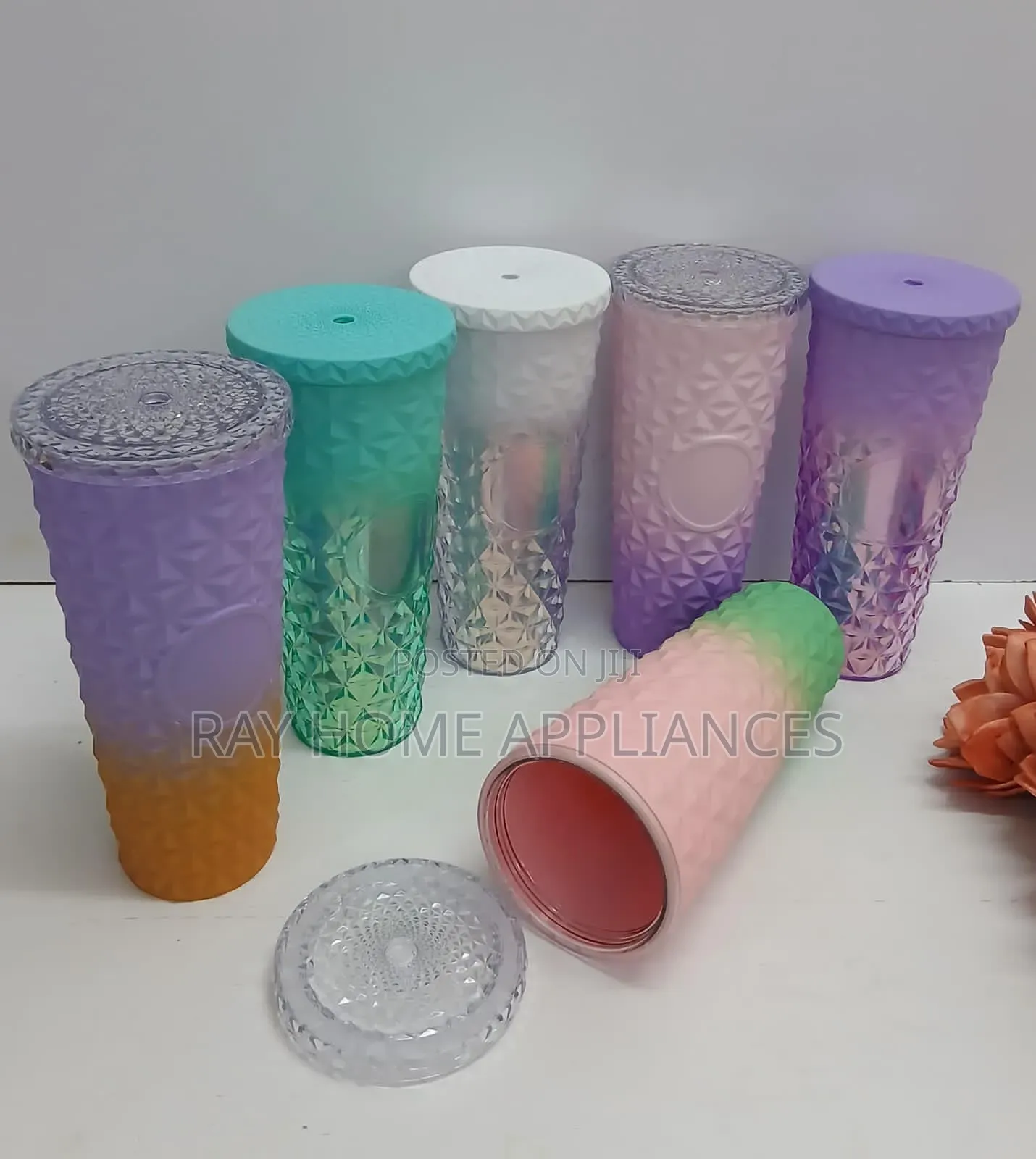 Double Walled Coloured Acrylic Water / Juice Tumbler