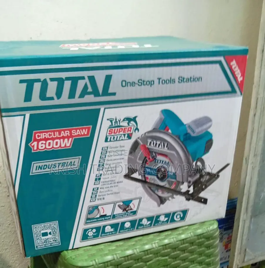 Total 1600w Circular Saw – Industrial Heavy Duty