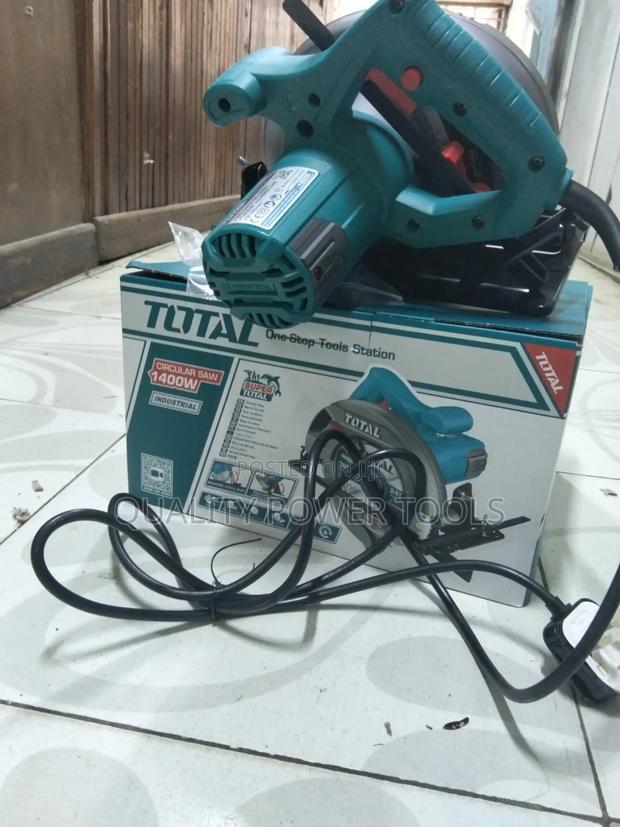 Total Heavy Duty Circular Saw 1400w, Copper Armature, 4800 Rpm, 185 Mm