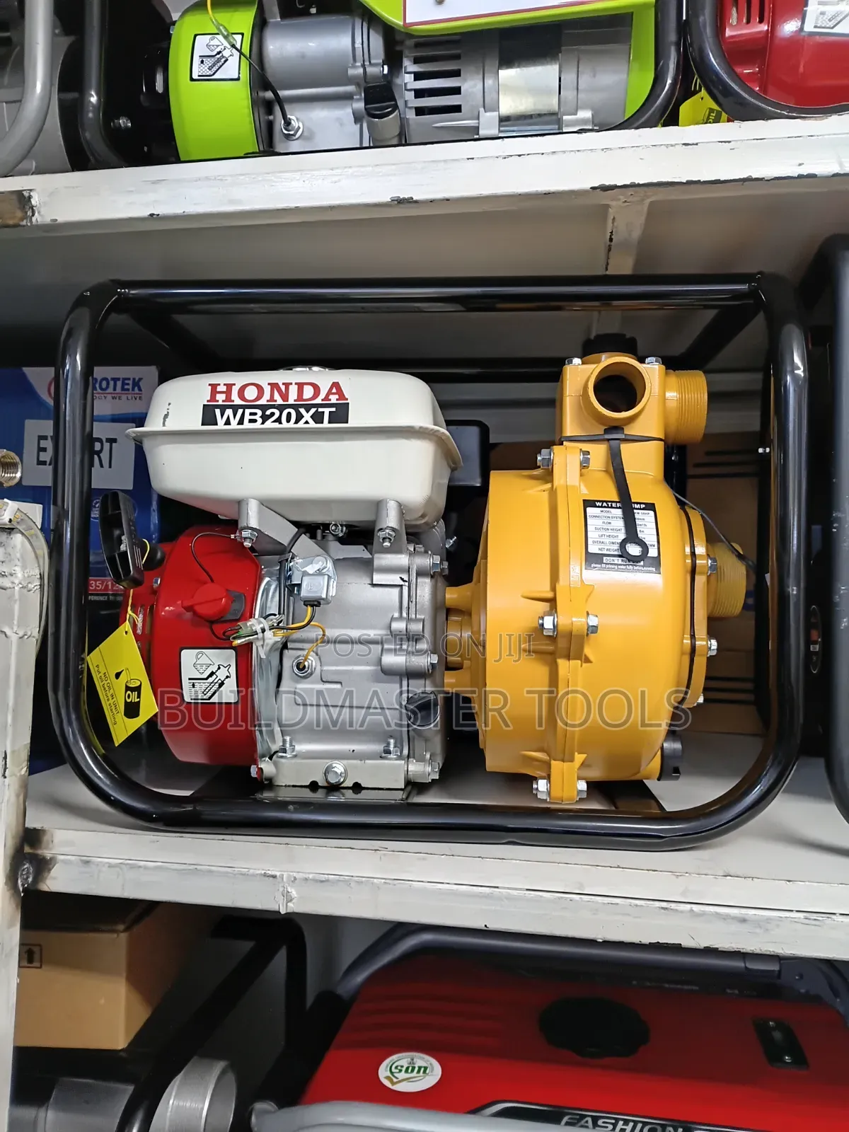 Honda Wb20xt 2-Inch High-Pressure Petrol Water Pump.