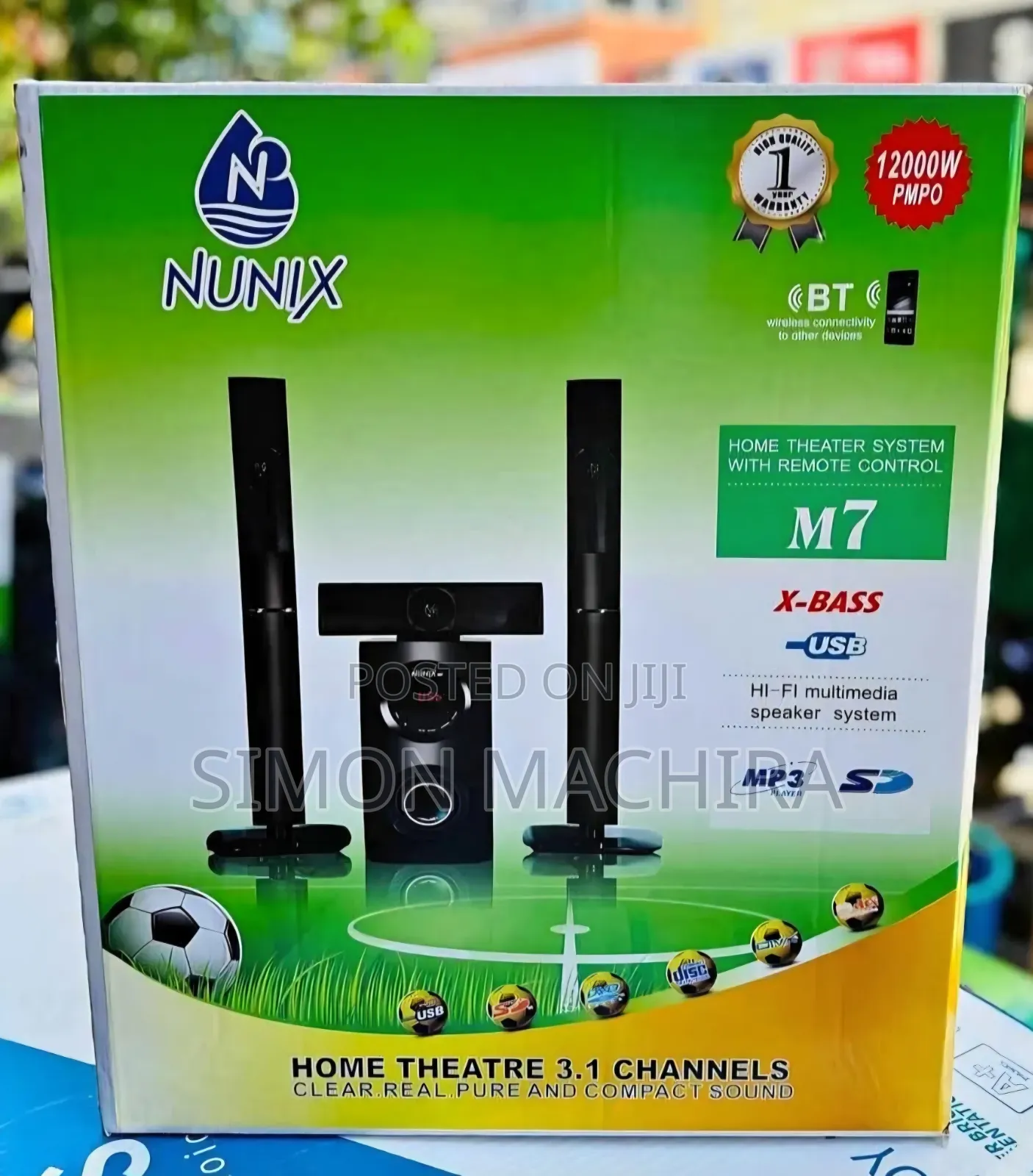 Nunix 3.1ch Nu- M7 Home Theater Speaker System
