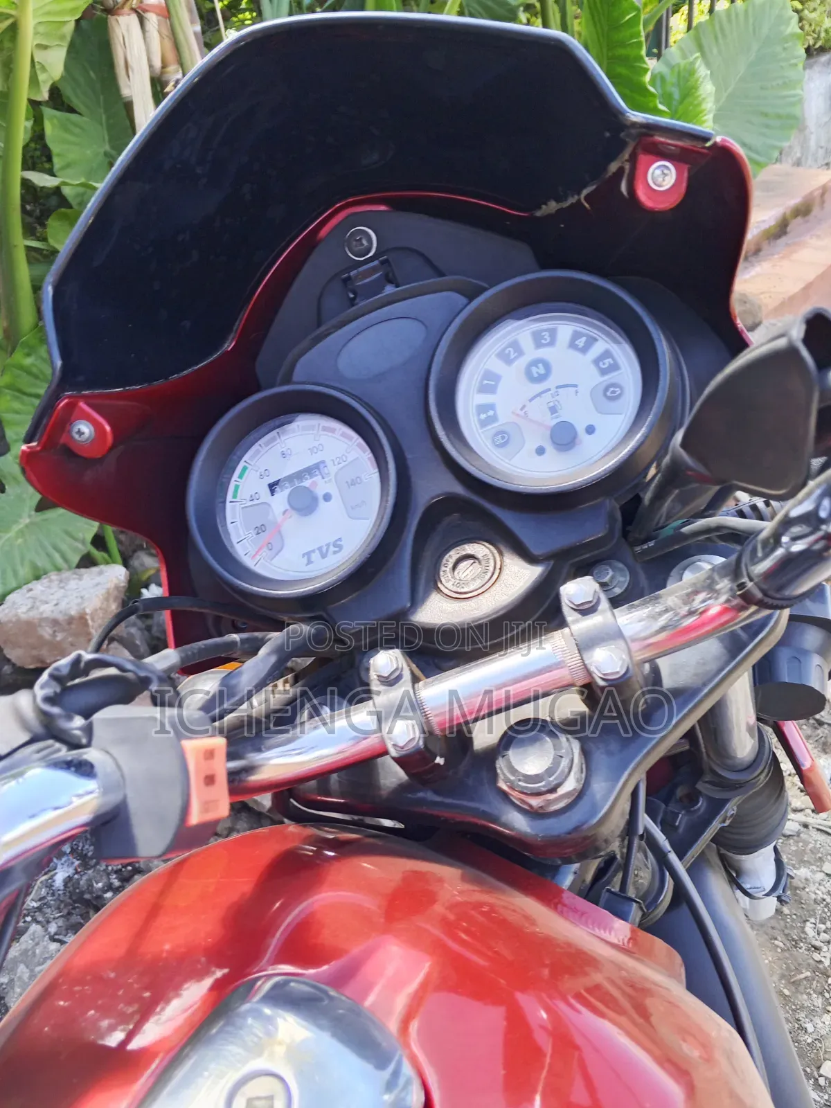TVS HLX Plus ES 2024 Red