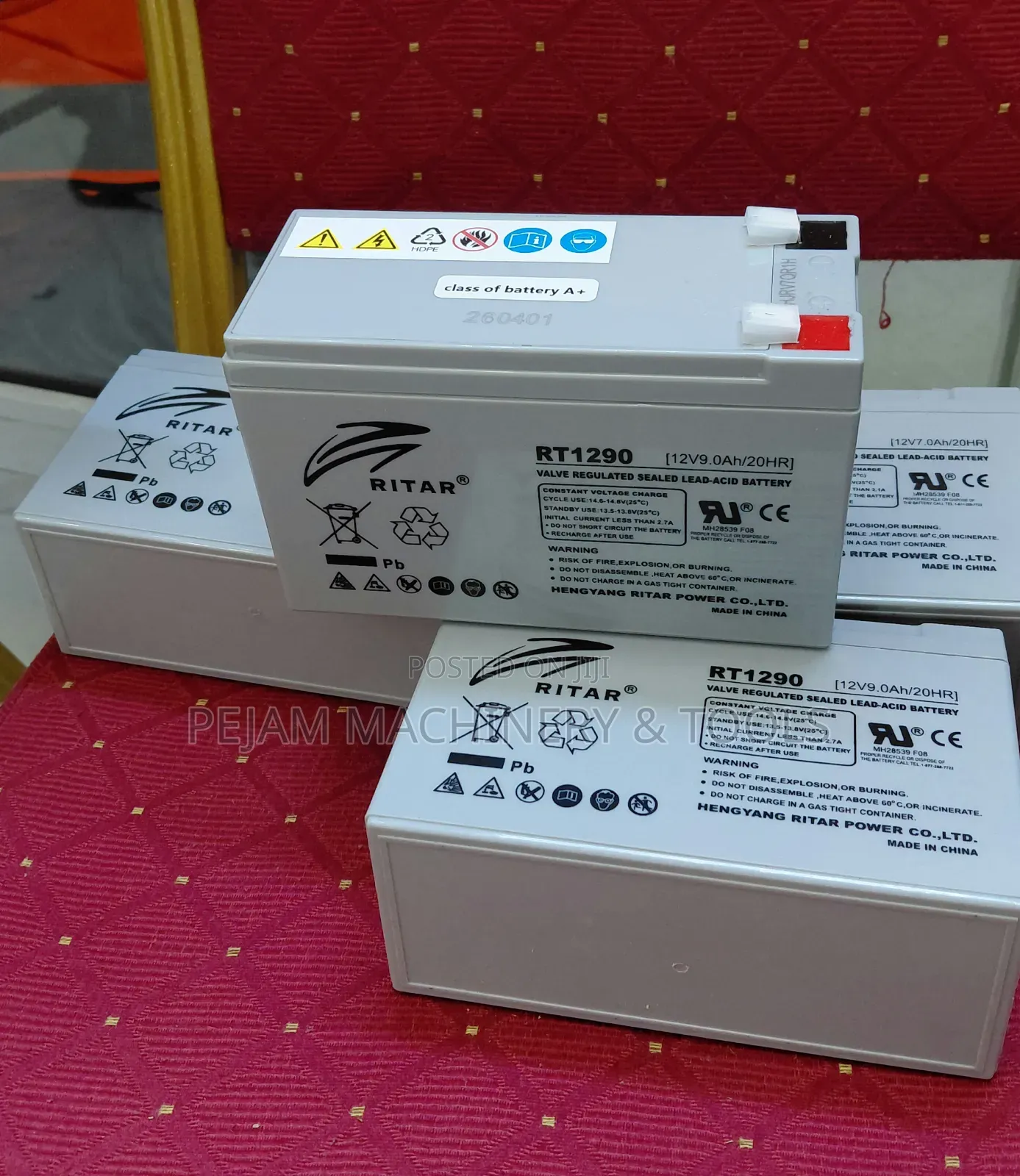 Ritar 9ah12v/20hr Ups Solar Battery