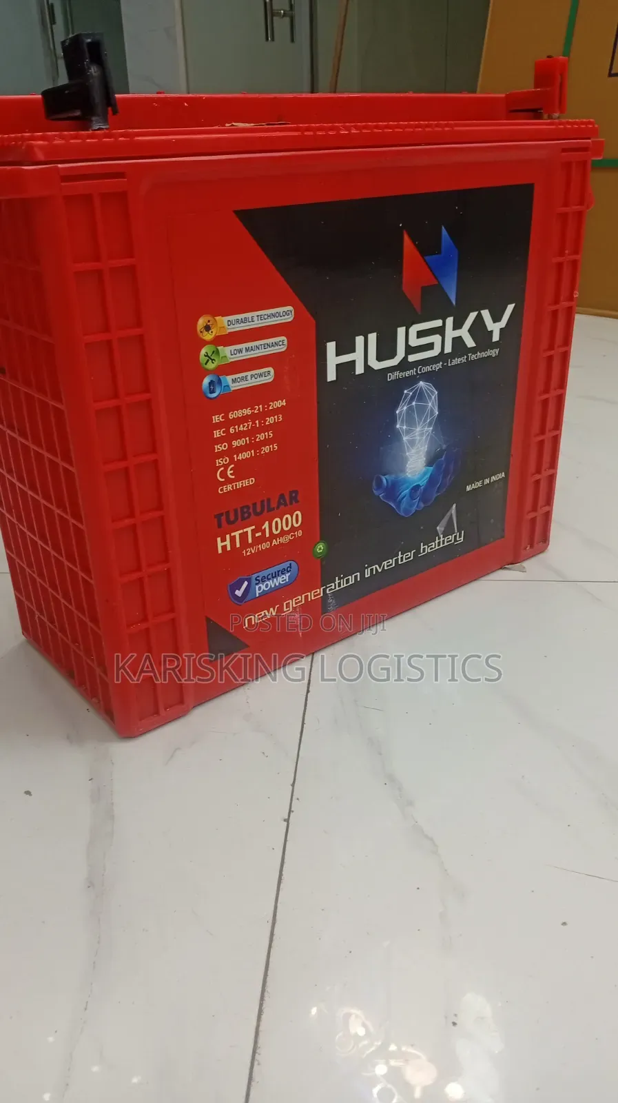 100 Ah Husky Tabular Battery