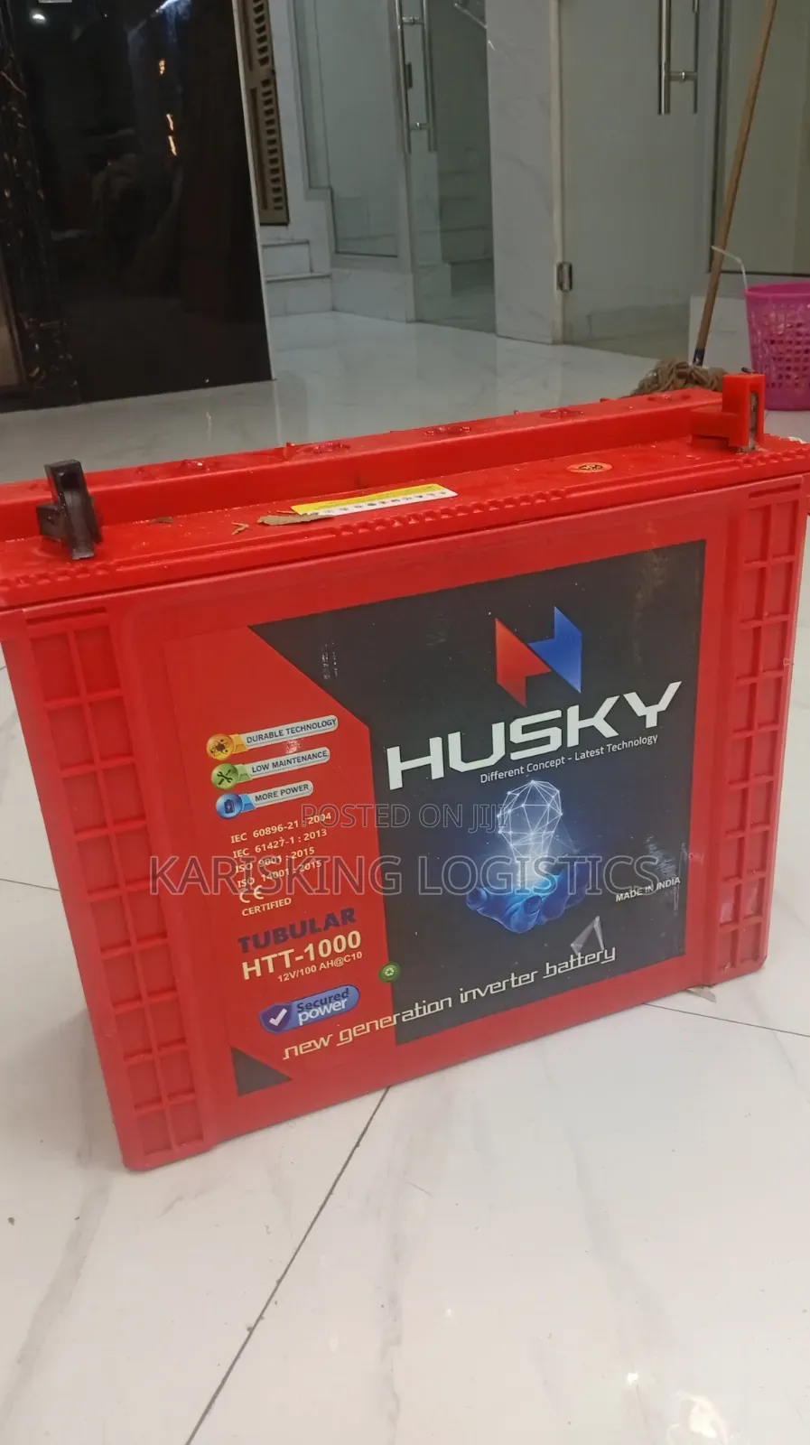 100 Ah Husky Tabular Battery