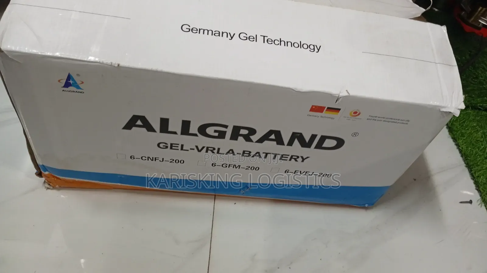 Allgrand 200ah Gel Battery