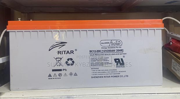 Ritar Dc12-200 High-Capacity Deep-Cycle Battery