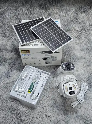 Dual Lens 6mp Solar Camera With Ubox App Remote Viewng and Nightvision