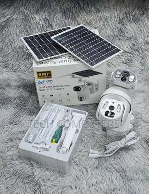 Dual Lens 6mp Solar Camera With Ubox App Remote Viewng and Nightvision