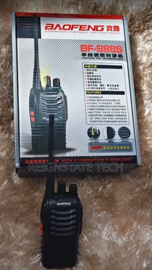 Baofeng 888s Radio Call With Earpiece Upto Km