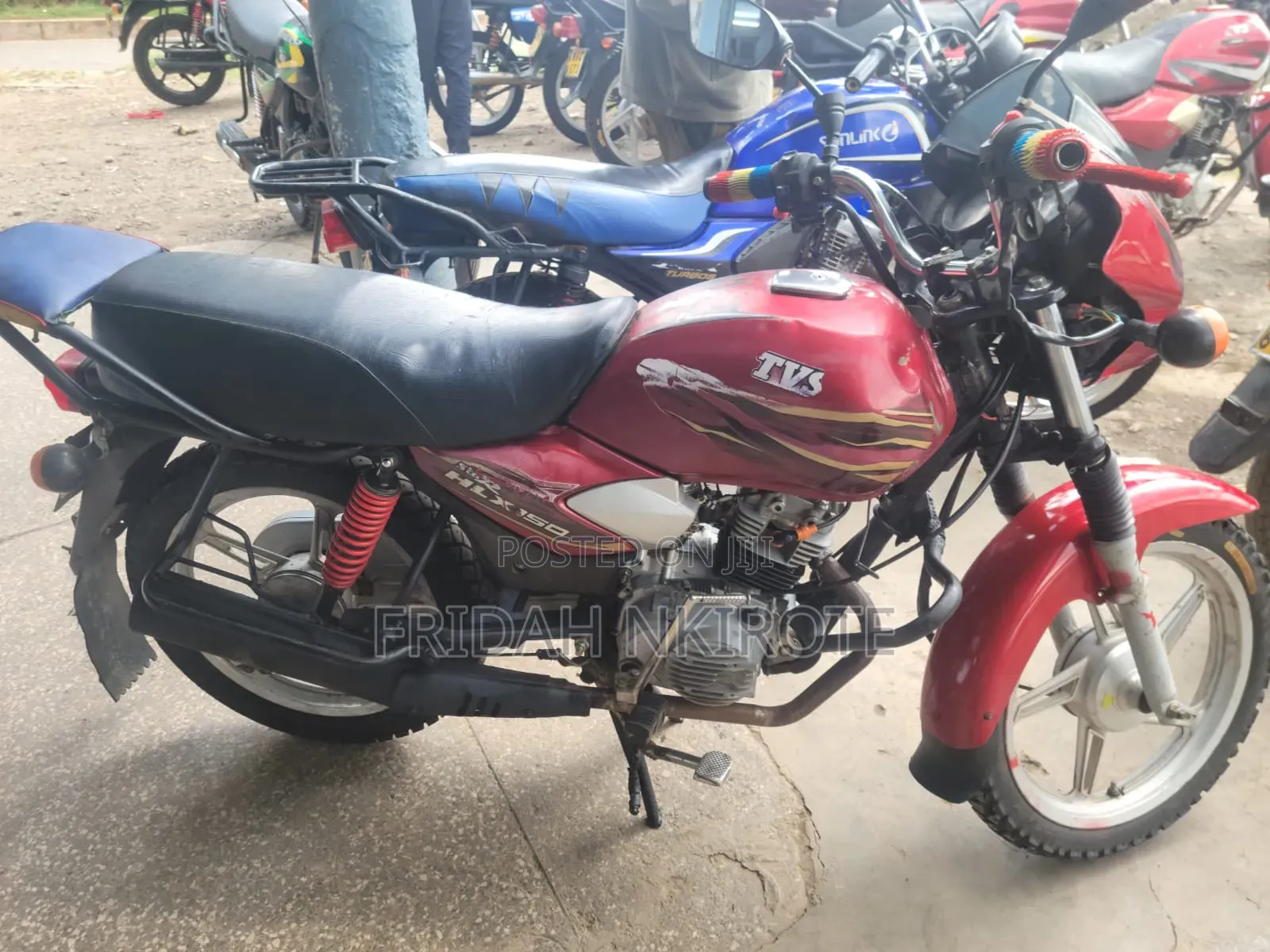 TVS HLX Plus ES 2024 Red