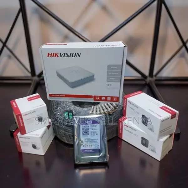 Hikvision 4 1080p Cctv Cameras Professional Security Full System Kit