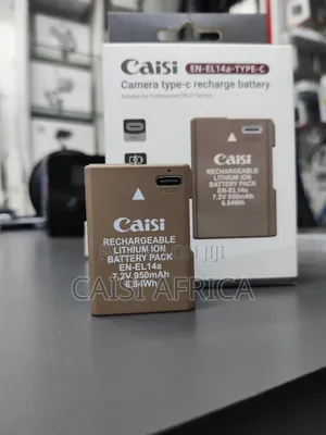 Caisi en-El14a Type-C Rechargeable Battery – 950mah