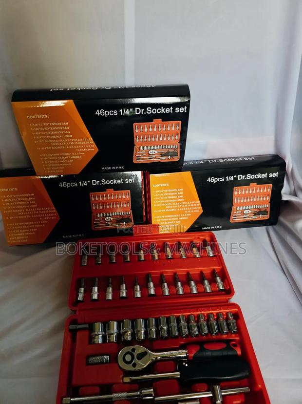 46 Pieces 1/4 ” Socket Set - main view