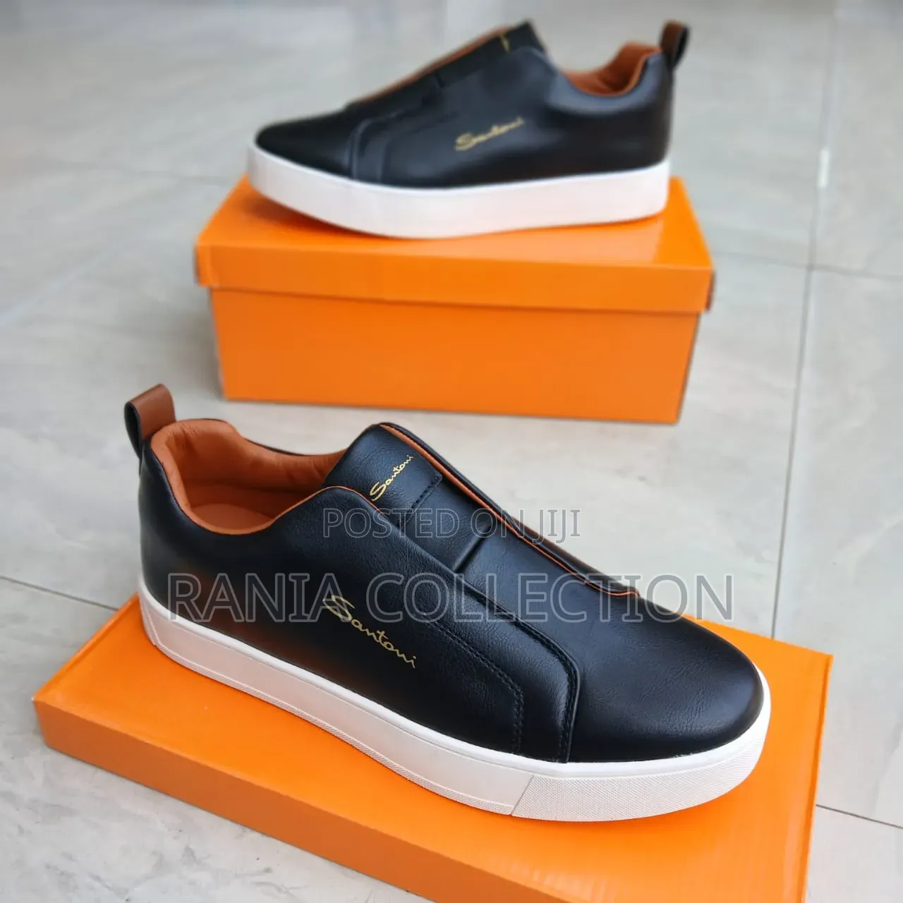 Quality Laceless Santoni Casuals