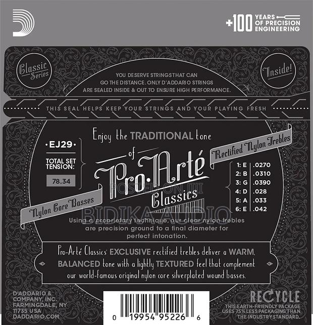 d'Addario Pro Arte Classical Guitar Ej29 - thumbnail 2