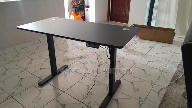 Modern Black Adjustable Electric Desk