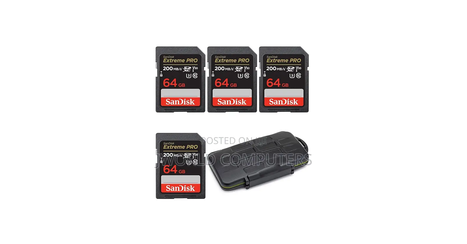 Sandisk 64gb Extreme Pro 200mbps Micro Sd With Adaptor