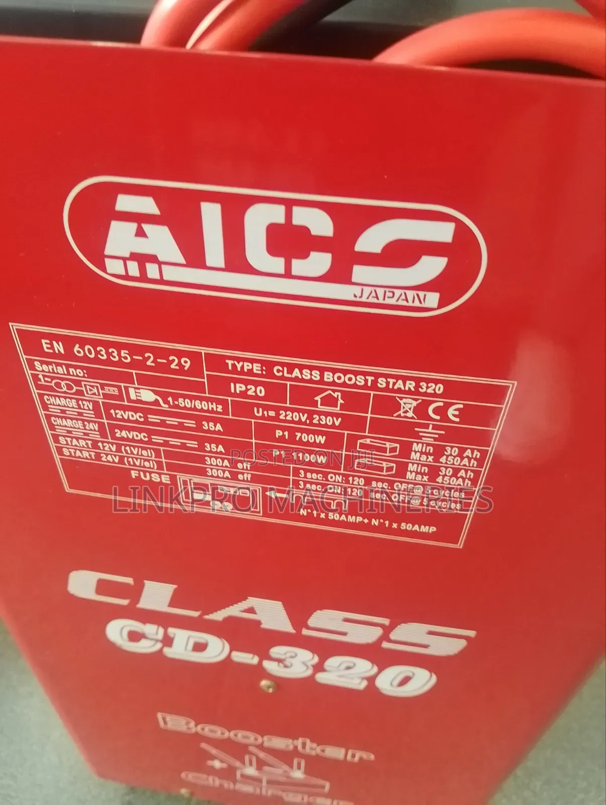 Aico Japan 320a Battery Booster Charger
