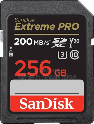 Sandisk 256gb Extreme Pro 200mb/S Micro Sd Card With Adaptor