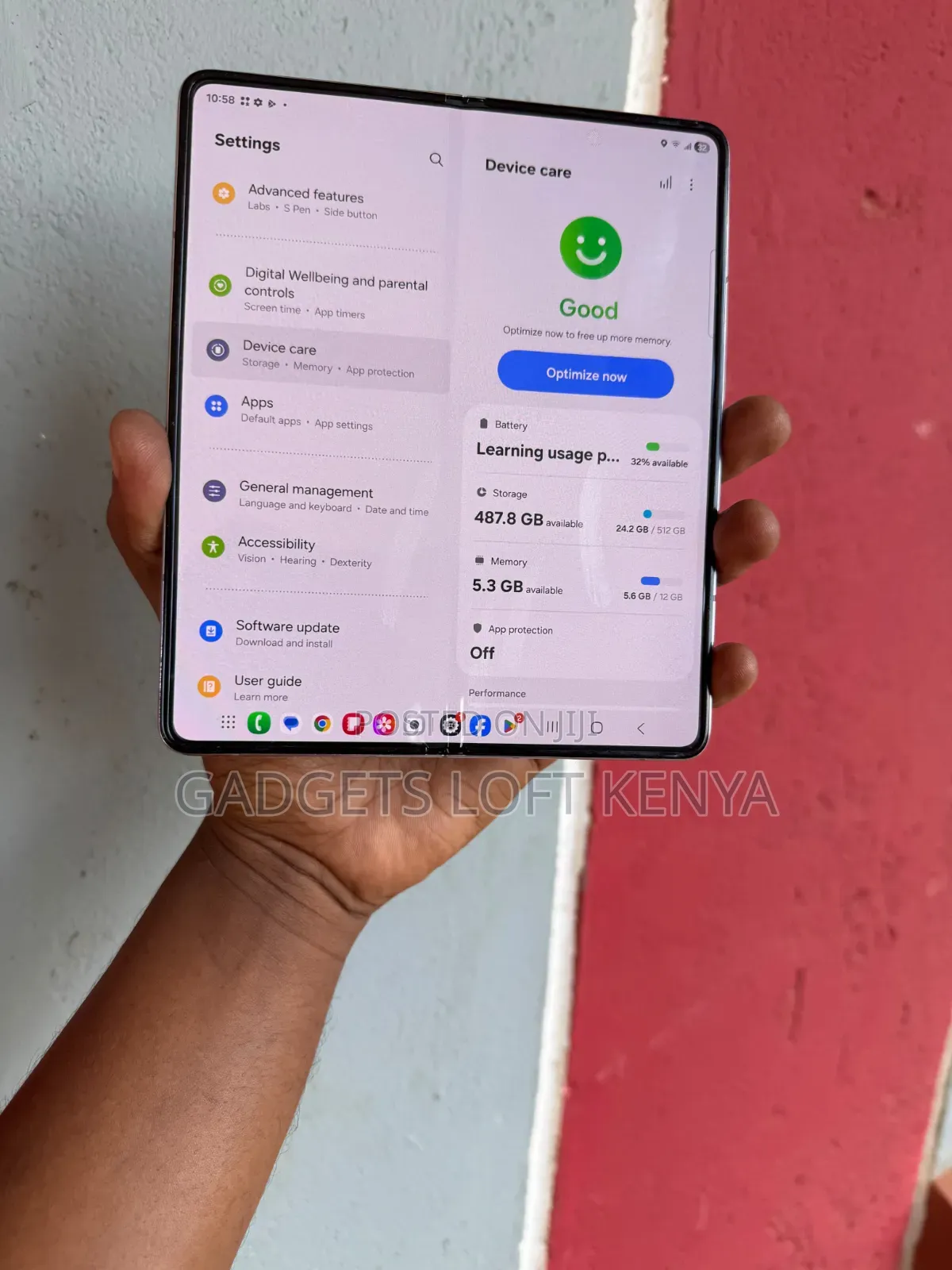 New Samsung Galaxy Z Fold 5 256 GB Silver