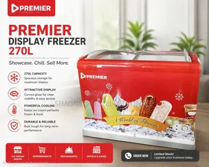 Premier 270l Display Freezer