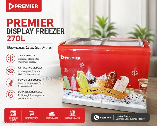 Premier 270l Display Freezer