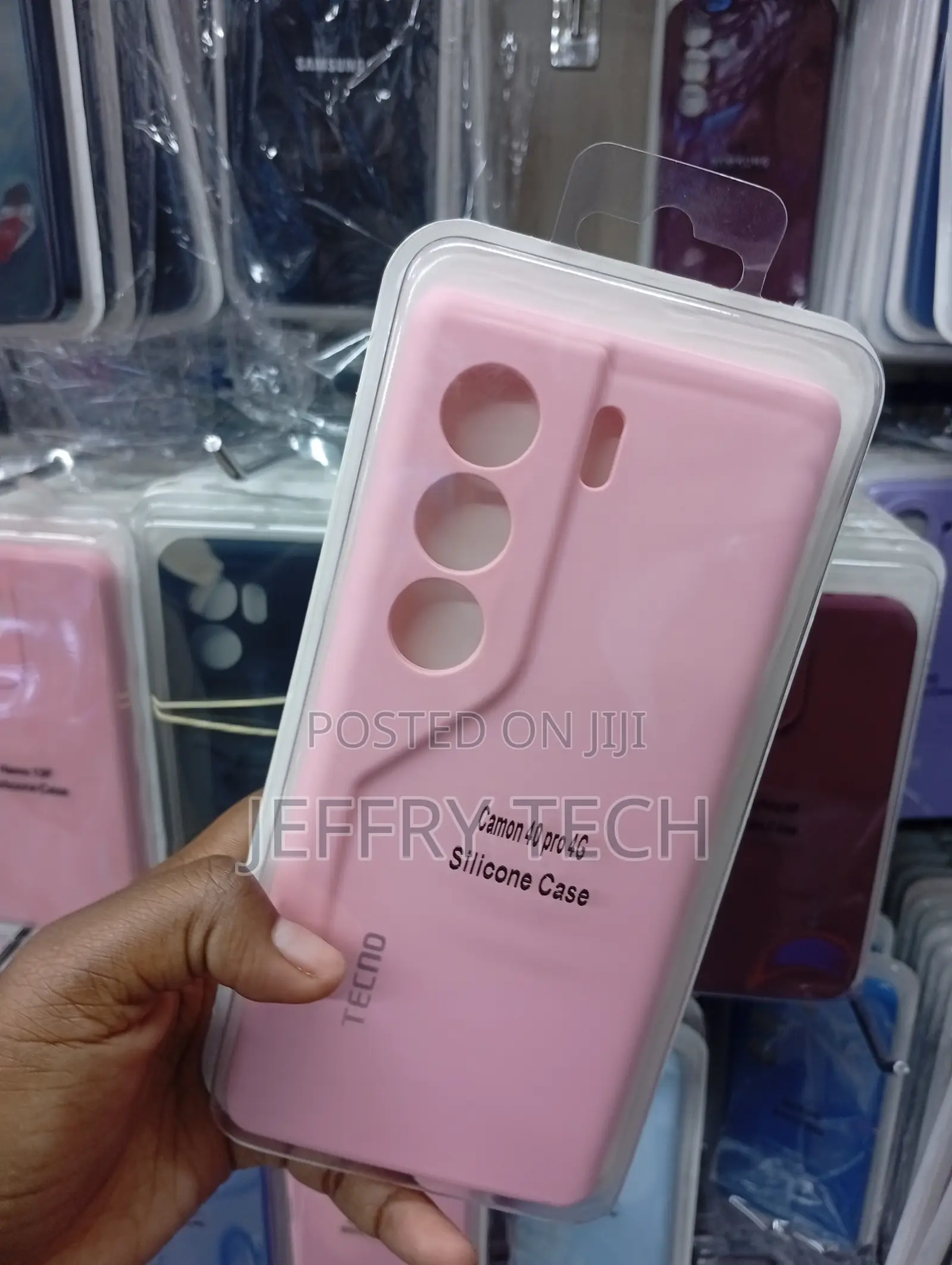 Tecno Camon 40 Pro Pink Premium Silicone Case